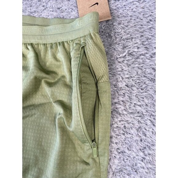 Nike Phenom Dri-Fit Knit Running Pants Size Large Men Green DQ4740-334 - Picture 7 of 9